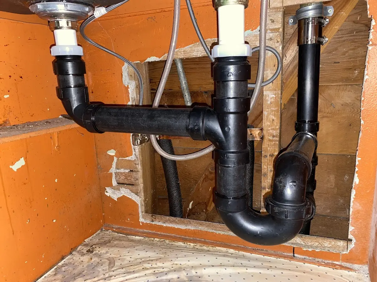 Professional Repiping Services equipment and tools on the job in Wolcott